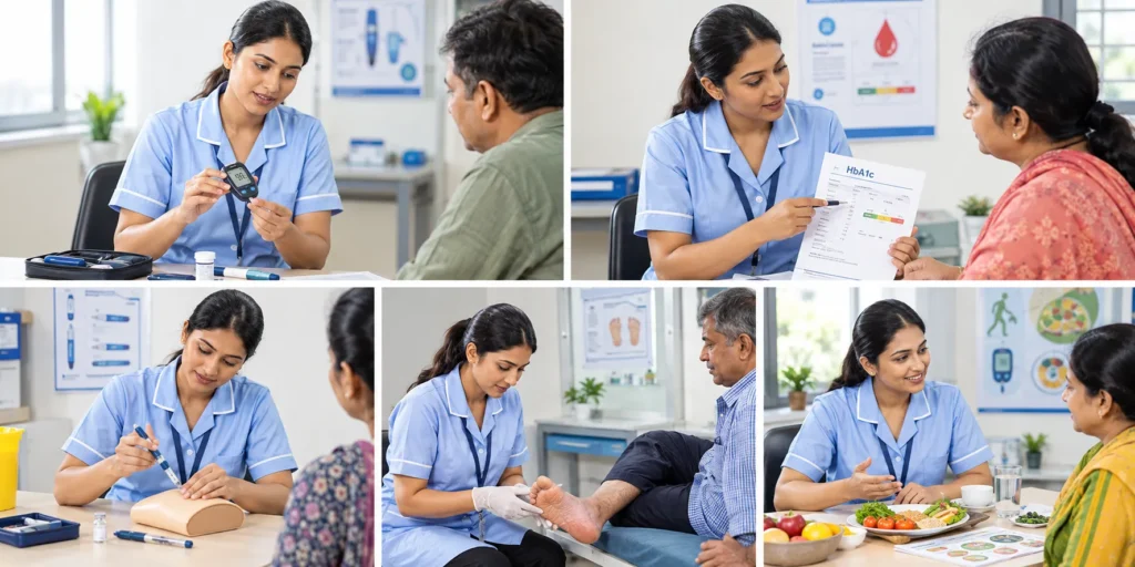 Diabetes nurse daily responsibilities